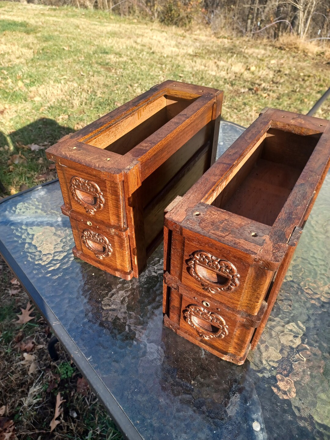 Antique Sewing Machine Drawers Etsy