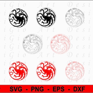 Game of Thrones House of the Dragon Logo PNG vector in SVG, PDF