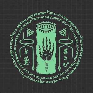 The Legend Of Zelda Tears Of The Kingdom Magic Seal Svg, Tear Of The Kingdom Design Svg, Legend Of Zelda Png, Triforce Download Svg