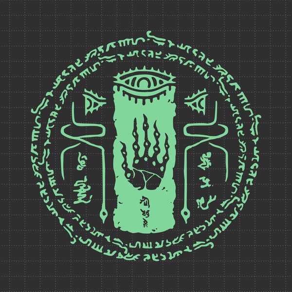 The Legend Of Zelda Tears Of The Kingdom Magic Seal SVG, Tear Of The Kingdom Design SVG, Legend Of Zelda Png, Triforce Download