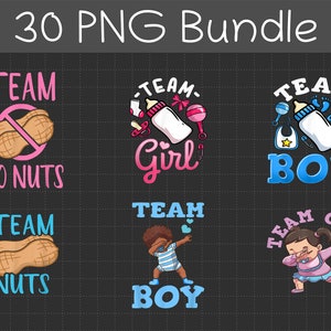 Rosa oder Blau Wir lieben dich 30 Bundle, Rosa oder Blau Mama Papa Liebe Dich Gender Reveal PNG Pack, Gender Reveal Shirt PNG, Baby Footprint BUNDLE