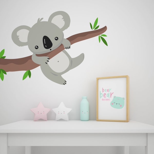 Wall Decal Koala Etsy