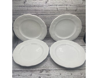 Corning Ware Plato para servir Oval Elegancia casual 14" x 10" Blanco floral H14