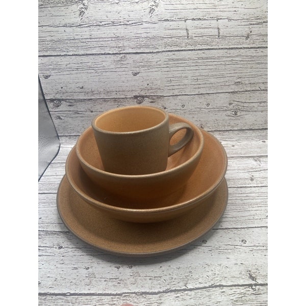 4 Pc Edith Heath Ceramics Redwood Bread Plate Salad Bowl Soup Bowl Mug