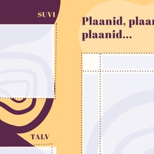 Tööleht: &quot;AASTA KOKKUVÕTE AASTAAEGADES&quot; / täidetav pdf / allalaetav pdf /
