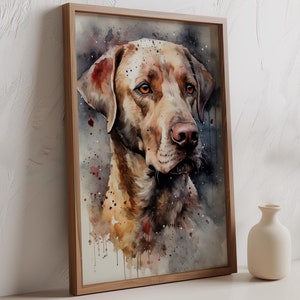 Labrador aquarel clipart | Digitale honddownload | Huisdierillustratie, png-bestand | Scrapbookafbeeldingen | Digitaal knutselen | Illustraties schattige puppy