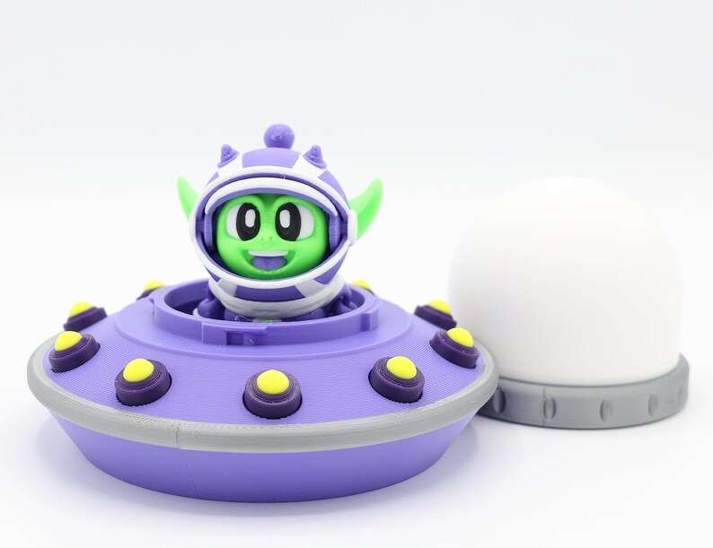 Cosmic Quest Playset | UFO Toy With Flexi Alien - Etsy