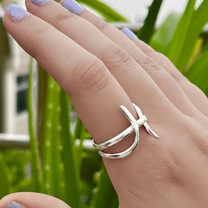 Pisces Sternzeichen Ring: Handgemachtes Astrologie Geschenk