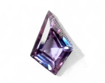 Kite Cut Alexandrite Gemstone | Lab Created Color Change Stone Jewelry Making All sizes