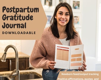 Postpartum Gratitude Journal - DOWNLOADABLE