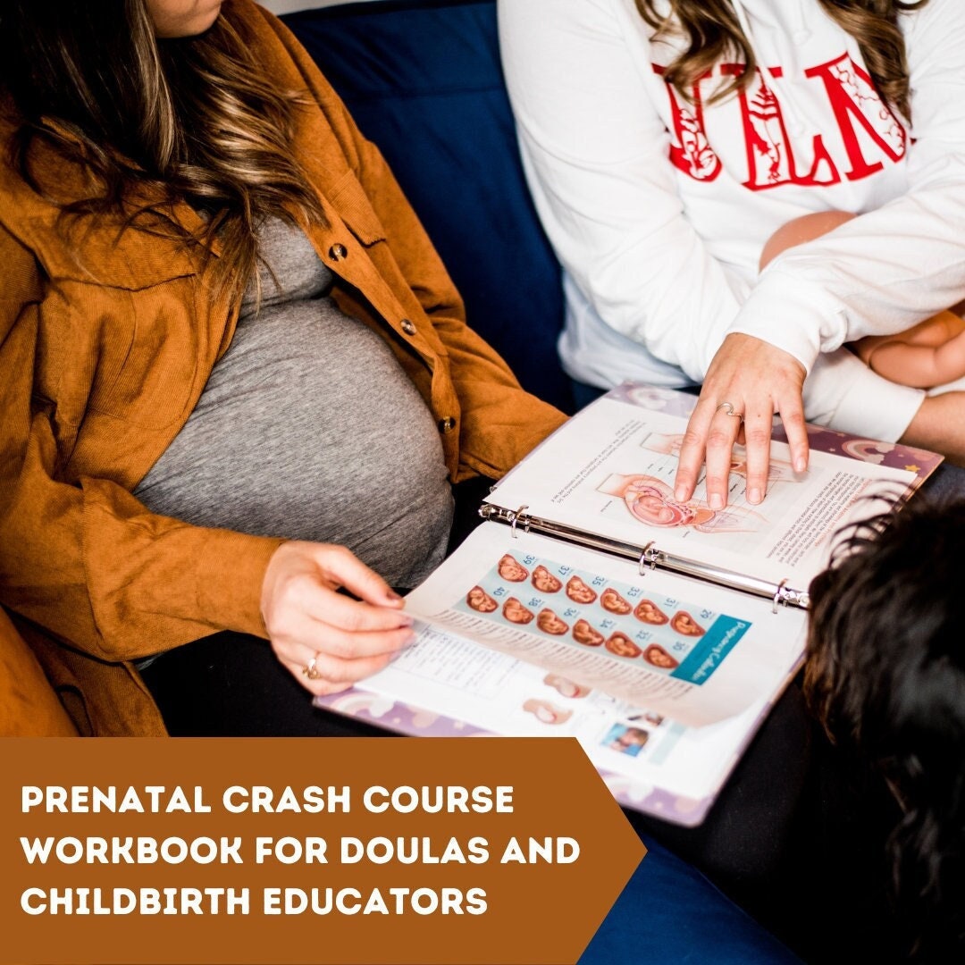 Prenatal Education/childbirth Course Workbook Kit for Doula's and