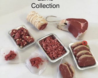 1:12 Various butchers items (lamb, beef, burger, turkey/chicken)