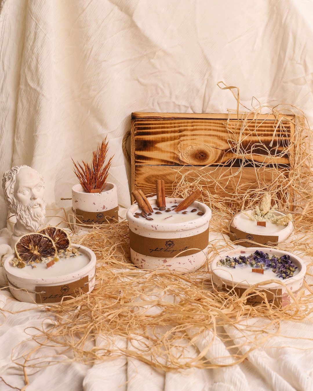 Gift Candle Set 5 Pieces Decoration Candles Home Gift Candles Gift