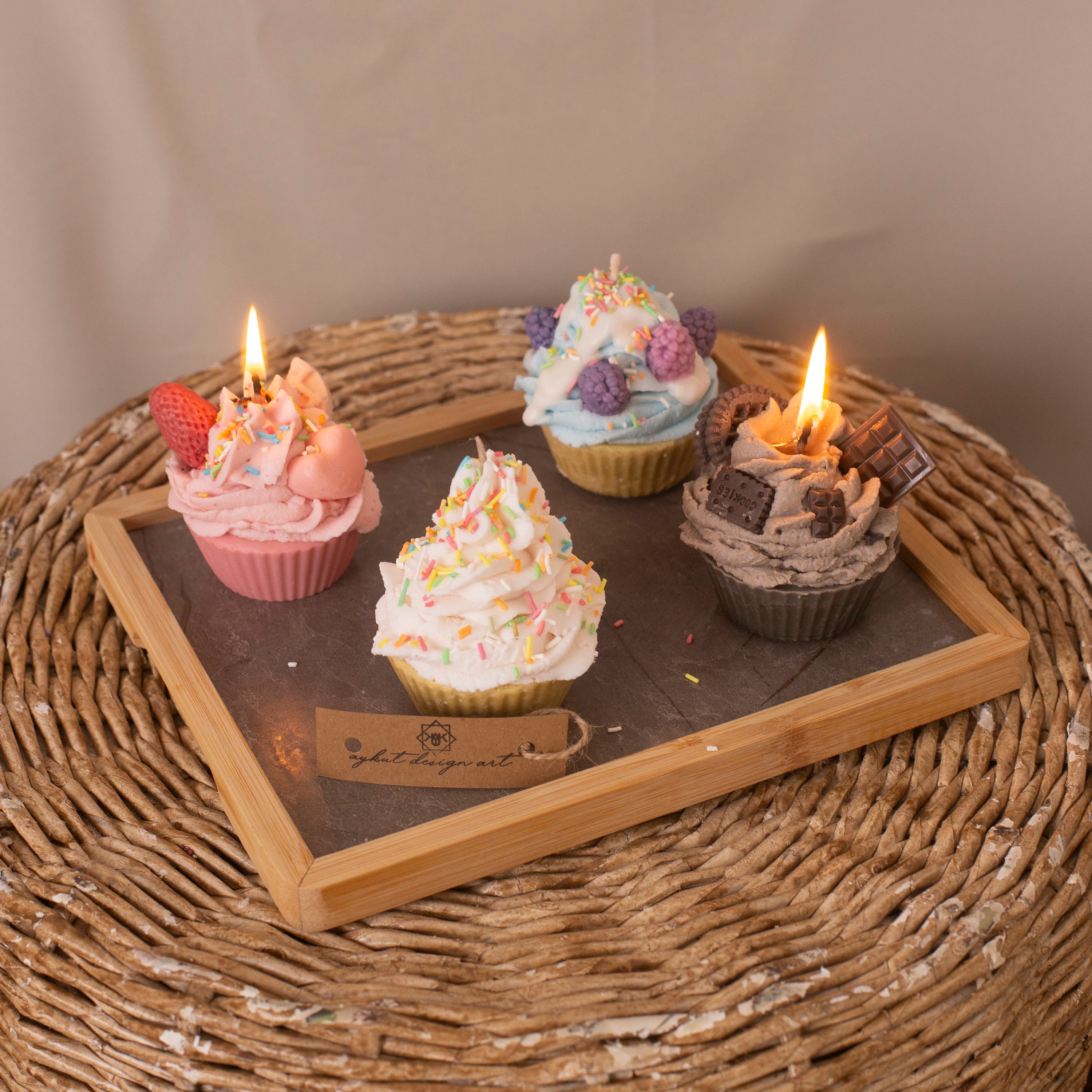 Fake Cupcake Mold Cupcake With Buttercream Muffin Mold Candle Mold Silicone  Soap Mold Fake Dessert Candle Cupcake Mold 