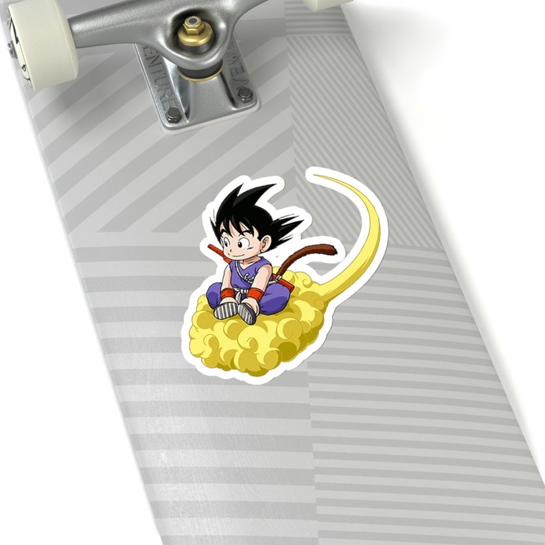 Nimbus Goku Inspired Dragon Ball Z Vinyl Sticker Etsy