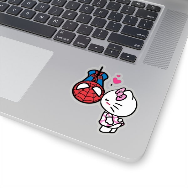 Naklejka Hello Kitty spotyka Spider-Mana: romans z superbohaterem