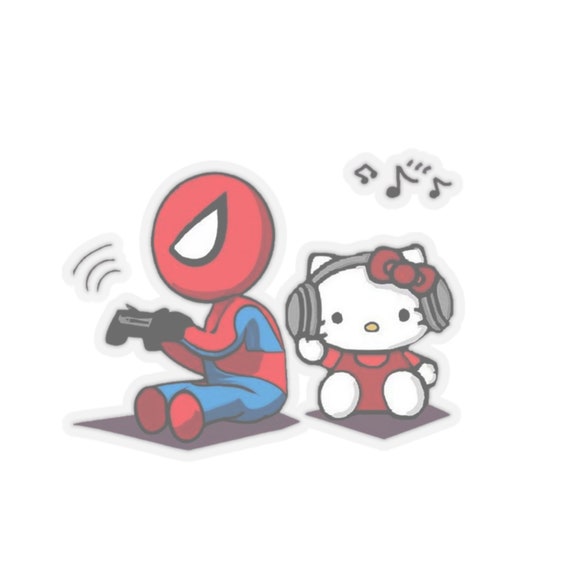 Hello Kitty & Spider man ❤️🩷 #hellokitty #hellokittylover #hellokitty