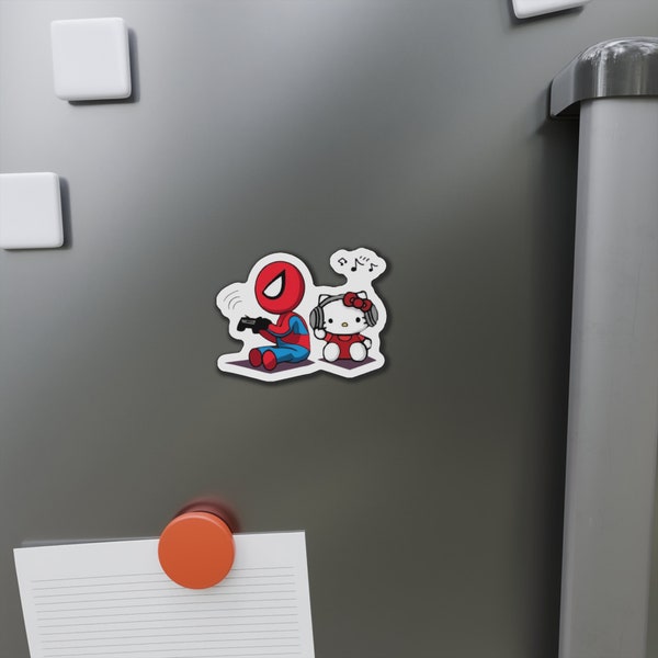 Hello Kitty x Spider-Man: hanging out Magnet