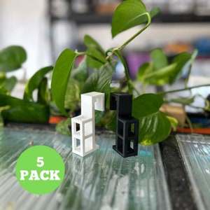 5 Pack Aquarium Plant Holder for 10 gallon Fish Tanks Pothos Plant Holder 3D Printed  &quot;The Mini&quot;