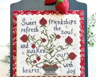 Dolci amicizie - The Proper Stitcher - Schema punto croce - COPIA CARTACEA - Disegno originale