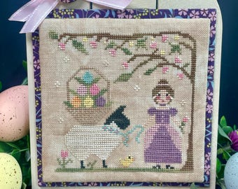 Hoppy Ewe - Celebrate Ewe Series - COPIA CARTACEA - Schema punto croce - The Proper Stitcher - Design originale