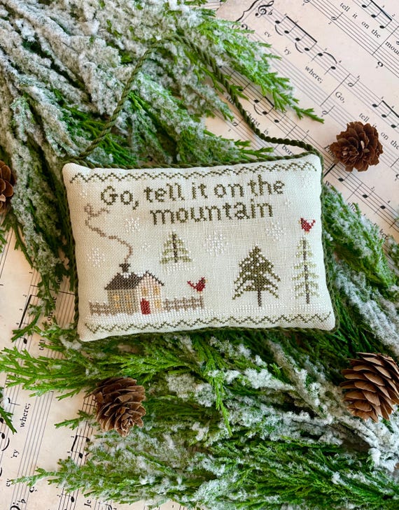 → View on Etsy: Go, Tell It On The Mountain - Part 1 in a Series - The Proper Stitcher - PAPER COPY - Cross Stitch Pattern - Original Design Go, Tell It On The Mountain - Part 1 in a Series - The Proper Stitcher - PAPER COPY - Cross Stitch Pattern - Original Design