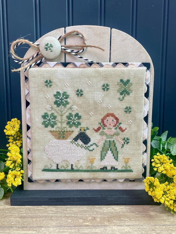 → View on Etsy: Lucky Ewe - Celebrate Ewe Series - The Proper Stitcher - PAPER COPY - Cross Stitch Pattern - Original Design Lucky Ewe - Celebrate Ewe Series - The Proper Stitcher - PAPER COPY - Cross Stitch Pattern - Original Design