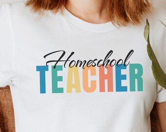 Homeschool Lehrer Tshirt Homeschool Mama Geschenk Tee Homeschool Mama Shirt Geschenk für Homeschool Mama