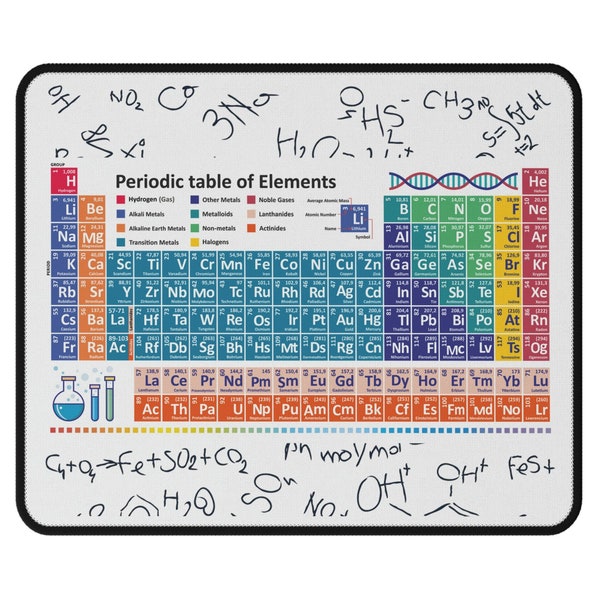 Periodic Table Mouse Pad Etsy