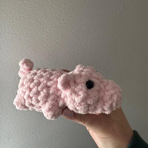 Handmade Crochet Baby Pig Plushie
