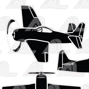 May include: Silhouettes of four black airplanes in different positions. The airplanes are all facing the same direction, but they are at different angles. The airplanes are all the same size and shape.