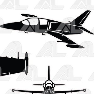 L-39 セット 航空機アウトライン - ベクター ファイル (*eps)!