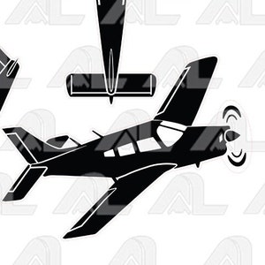 Puede incluir: Siluetas de cuatro pequeños aviones en vuelo. Los aviones son negros sobre un fondo blanco.