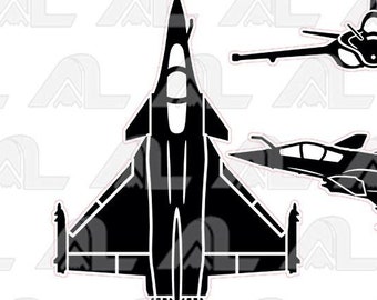 Dassault Rafale C - fichier vectoriel (*eps) !