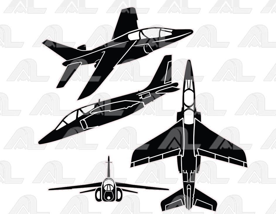 Alpha Jet - Vector Set File (*eps)! SVG Pilot Gift - Etsy