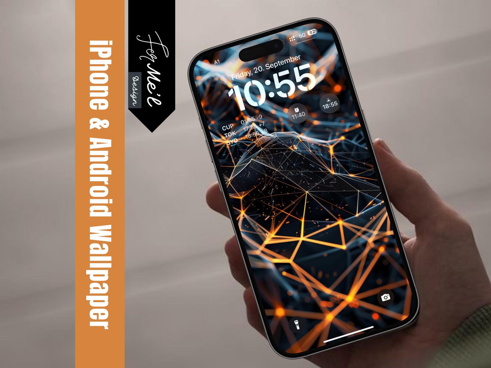 Dynamic Abstract Digital Art Wallpaper for iPhone and Android | Ultra ...