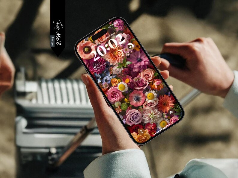 Retro Floral Wallpaper, Vintage Charm, Flowers, Elegant Flower