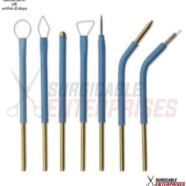 New!! Bonart Electrode Set For The ART-E1 Electrosurgery 7 Tips - Dental