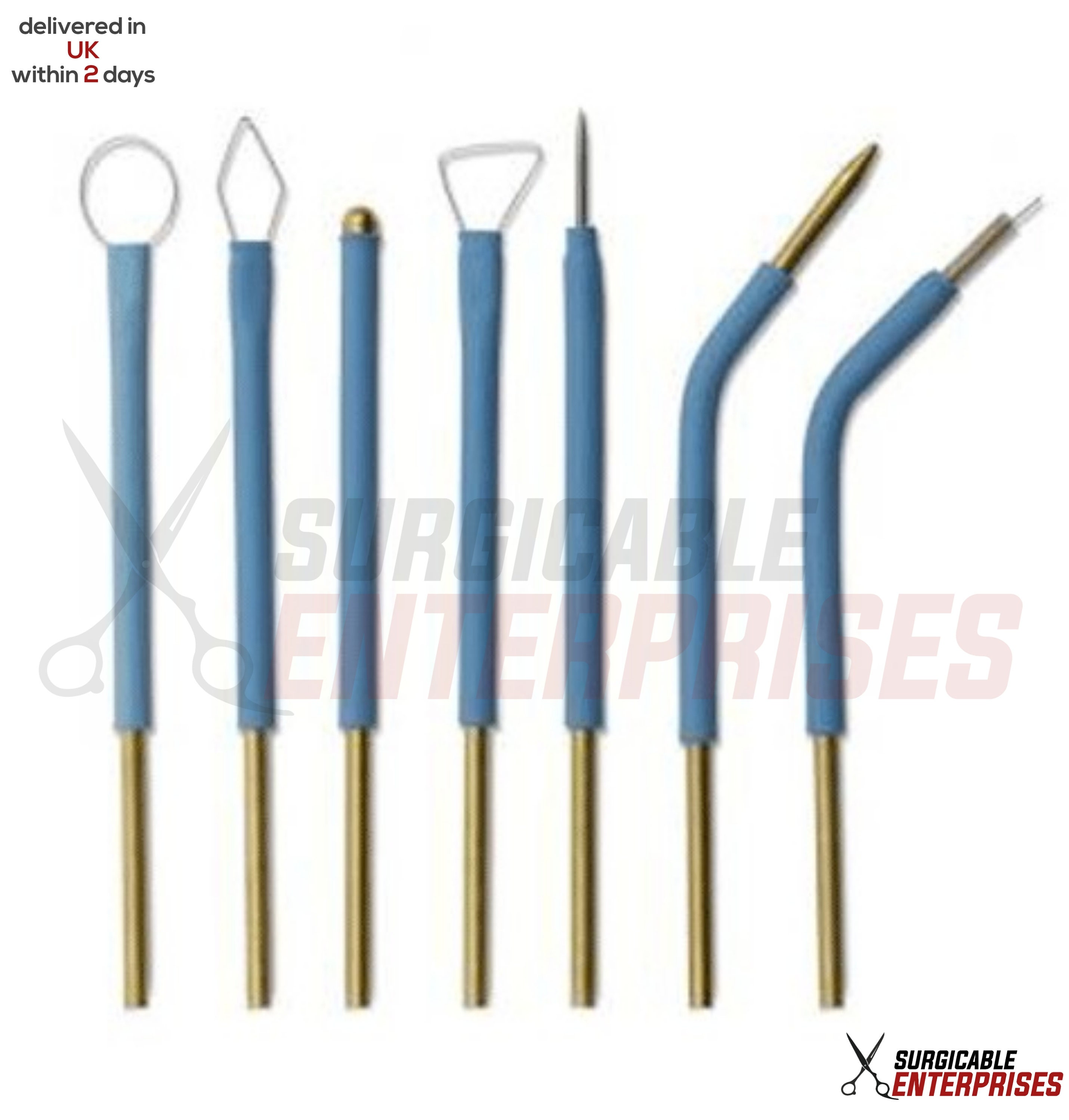 New Bonart Electrode Set for the ARTE1 Electrosurgery 7 Tips Dental Etsy