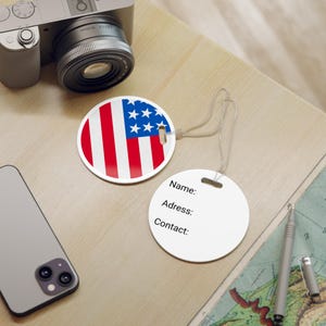 USA Luggage Tags
