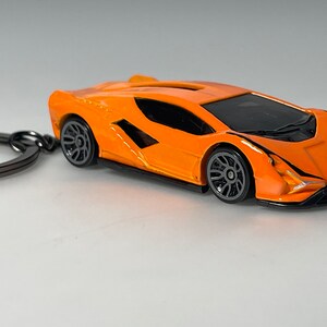 Lamborghini Sian FKP Keychain, Diecast car keychain