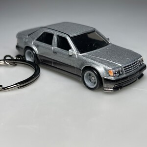 Mercedes Benz 500E Keychain, Diecast car keychain