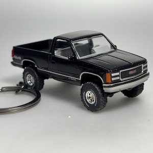 GMC Sierra 1500 Keychain, Diecast truck keychain