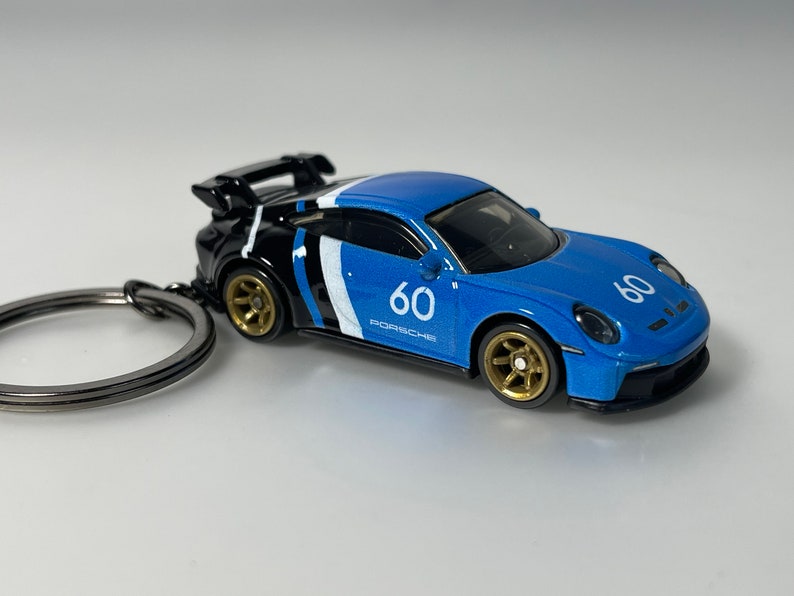 Porsche 911 GT3 Keychain, Diecast Car Keychain Etsy