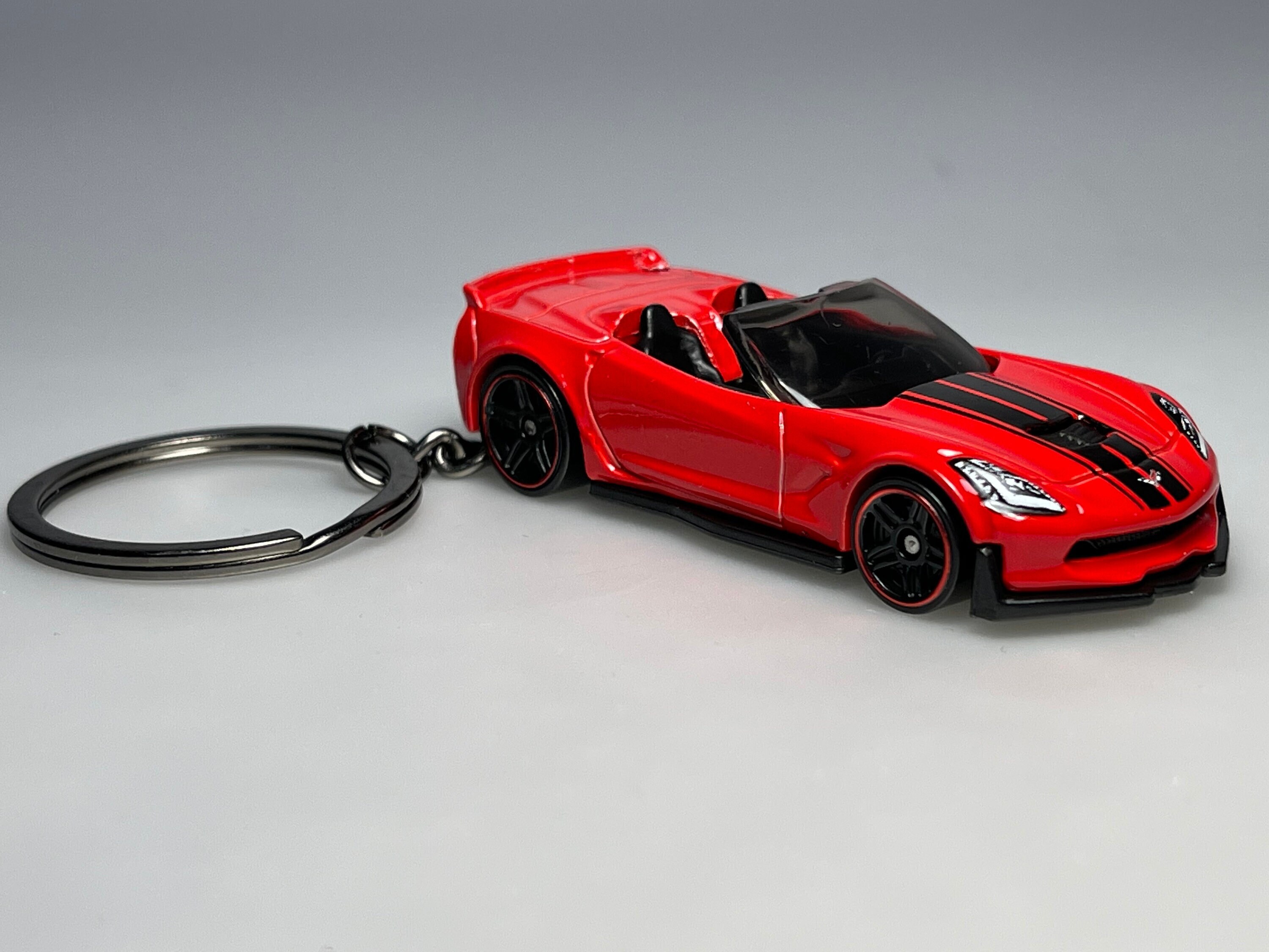 Corvette C7 Z06 Convertible Keychain, Diecast Car Keychain Etsy