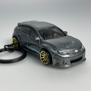 Subaru WRX STi Keychain, Diecast car keychain