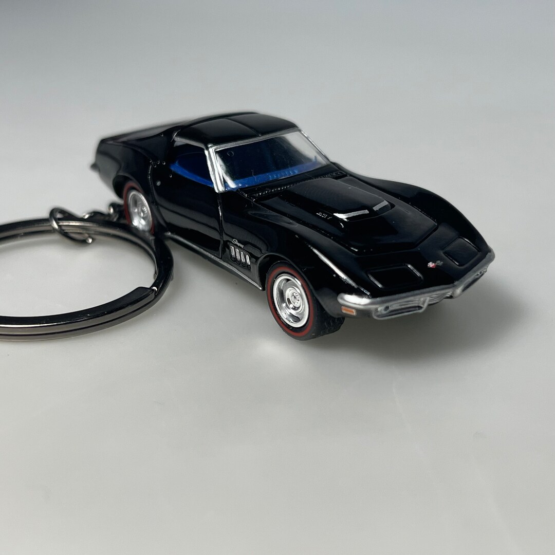 Chevy Corvette 427 Keychain, Diecast Car Keychain - Etsy