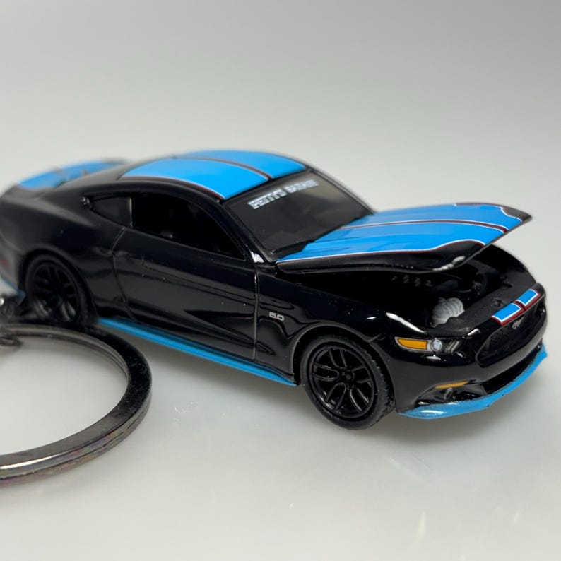 Ford Mustang GT Keychain, Diecast Car Keychain Etsy