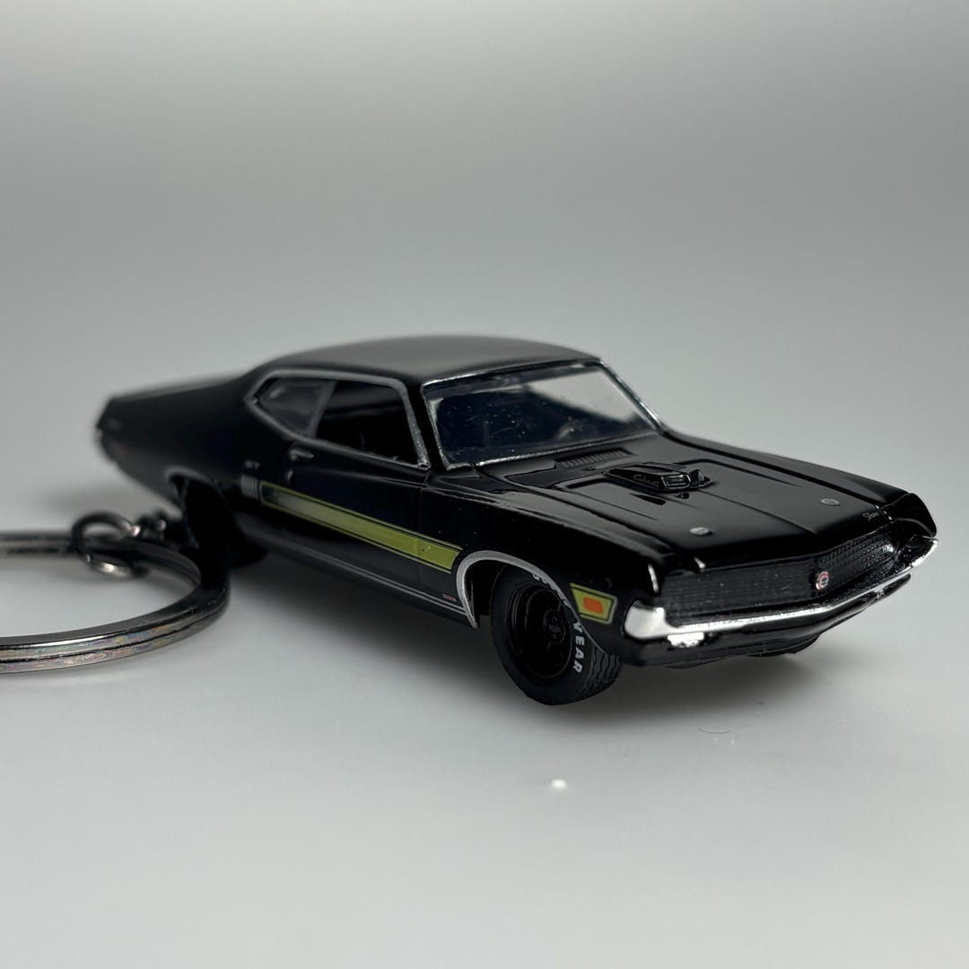 Ford Torino Keychain, Diecast Car Keychain Etsy