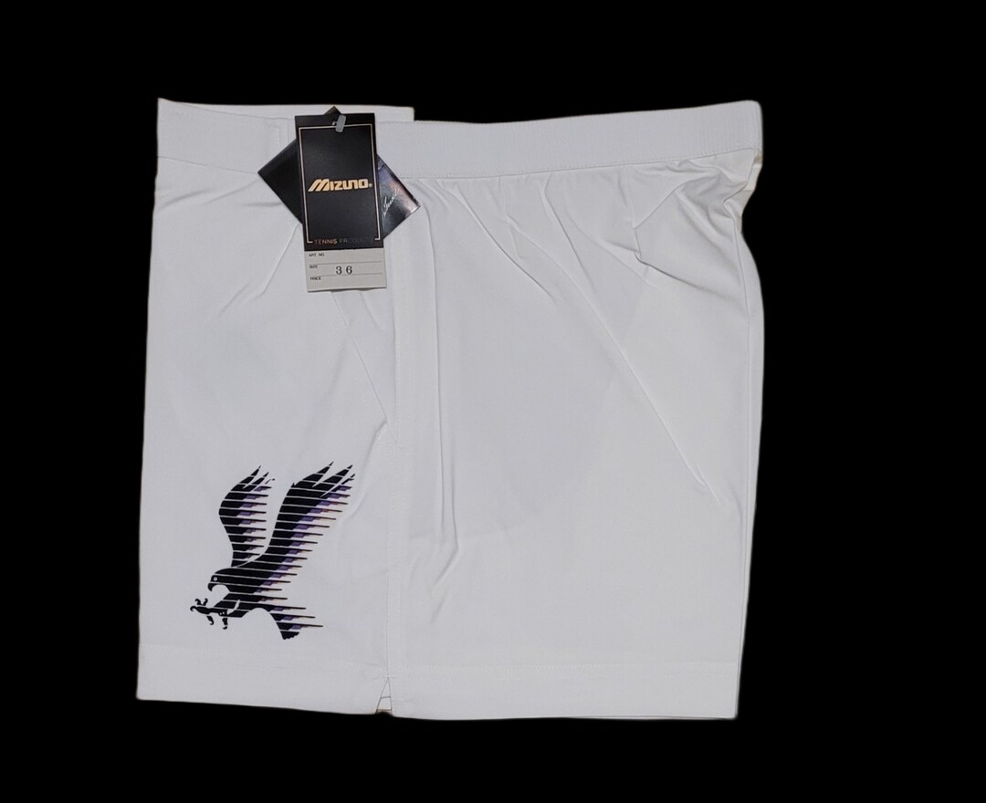 New Old Stock Rare Find 1990 Ivan Lendl Mizuno Tennis Shorts Waist 36 for Collectors Still With